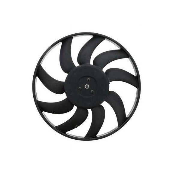 Left A/C Condenser Fan Assembly - Compatible with 2013 - 2014 Audi A6 Quattro 2.0L 4-Cylinder
