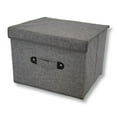 thumbnail image 1 of ITY International - Boîte de Rangement Pliable, 14.6"x11.8"x10.6 Pouces, Gris, 1 of 7