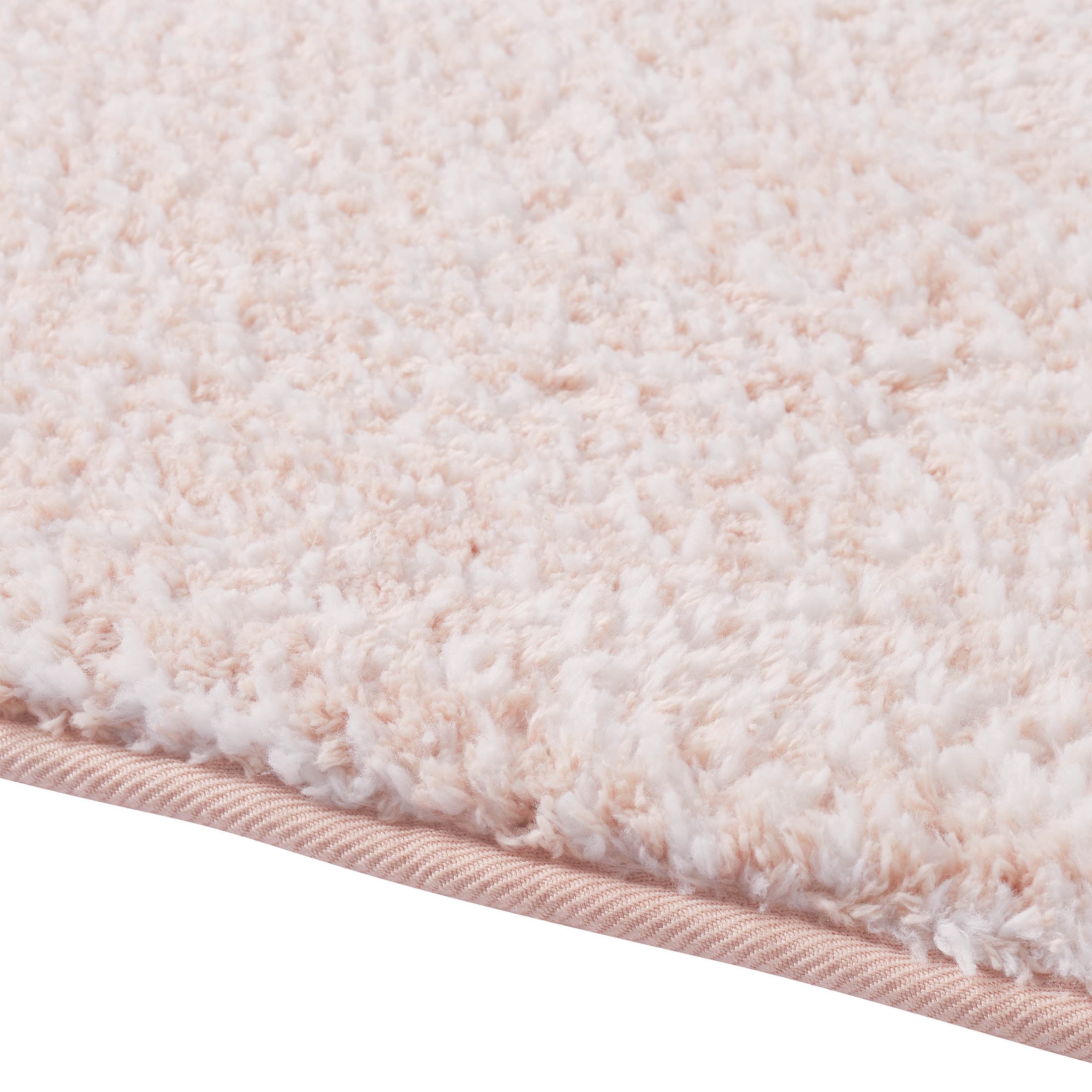 VCNY Home Heathered Peach Memory Foam Bath Rug, 20" x 32"