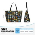 thumbnail image 4 of Easygdp Teeth Bolsa de Viaje de Playa de Gran Capacidad, Bolsa Tote Perfecta para la Playa, Escapadas de Fin de Semana y Viajes, 4 of 7