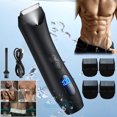 ZGBY Men'S Pubic Hair Trimmer Groin Electric Ball Body Shaver