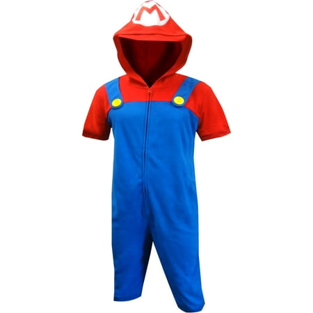 Nintendo Super Mario Cropped Leg One Piece Pajama