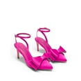 thumbnail image 4 of Women’s Pointed Toe Pumps Satin Stiletto Heels With Bow and Rhinestone, 4 of 8