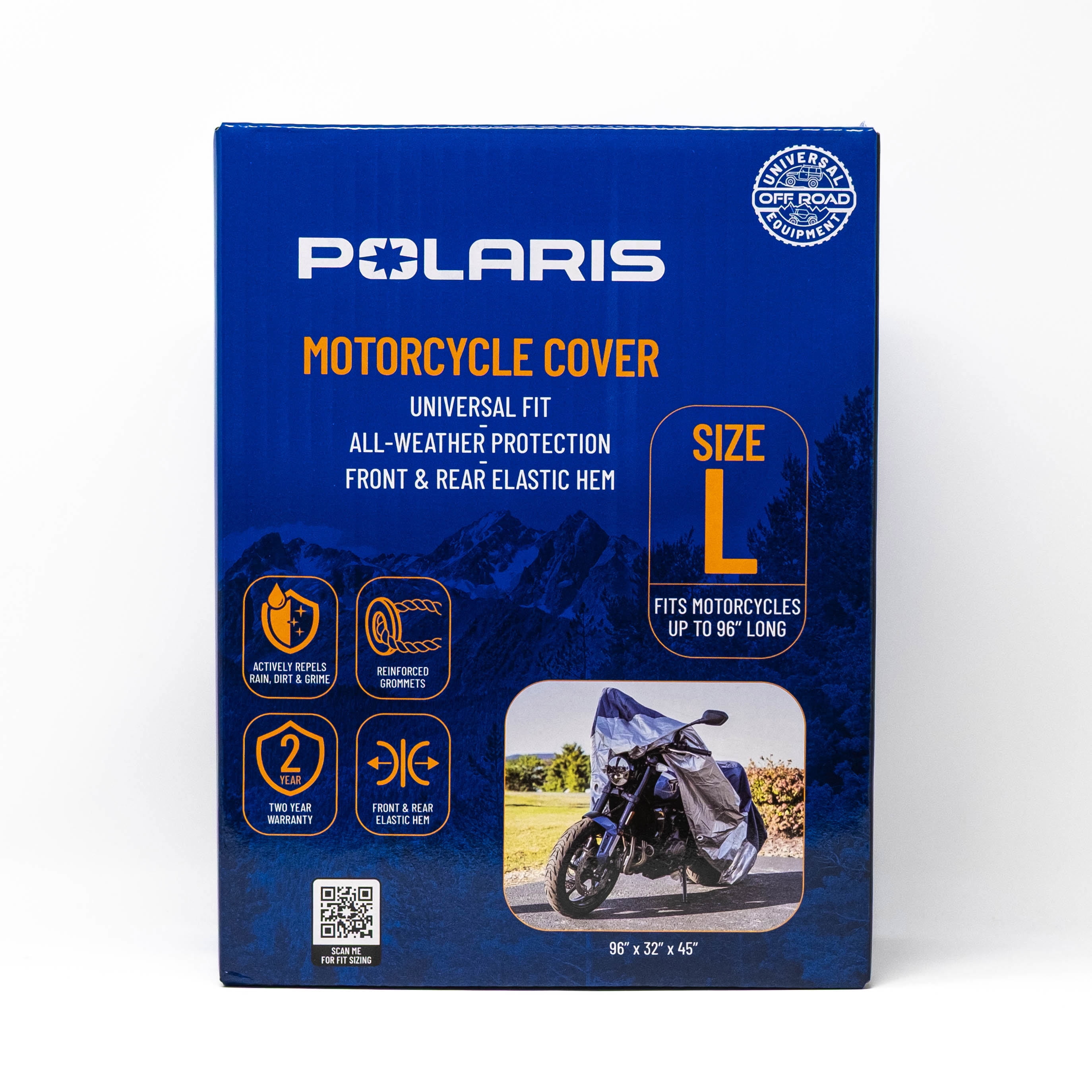 Polaris Standard Motorcycle Cover- Large up to 96"
