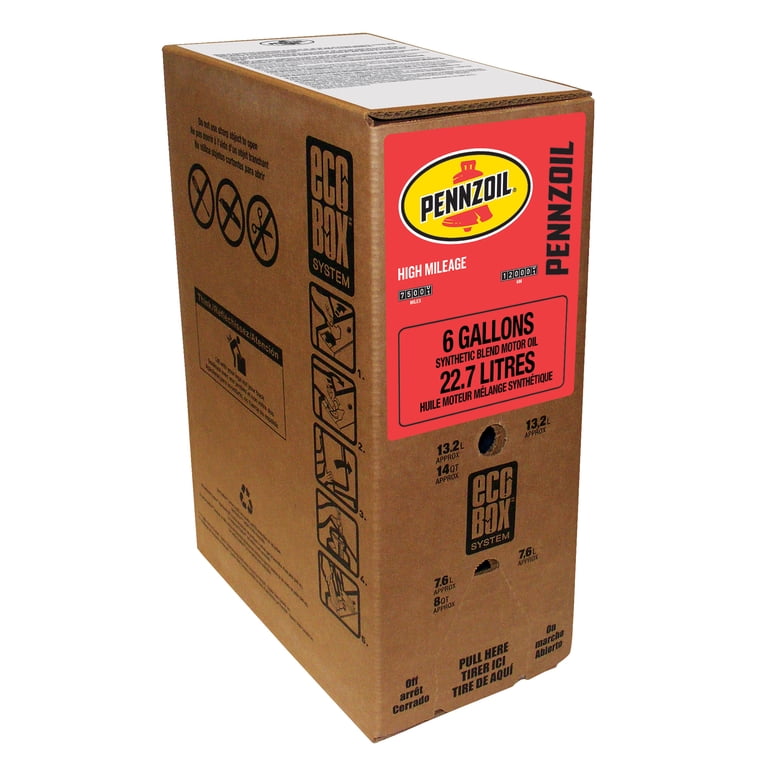 Pennzoil High Mileage 5W-20 Motor Oil Ecobox, 1 Quart -- offer