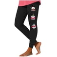 thumbnail image 2 of RKSTN High Waisted Leggings for Women Christmas Snowman Print Gym Pants Women Snug Fit Stretchy Comfort Sporty Workout Leggings (Black ,XXL), 2 of 4