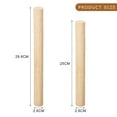 thumbnail image 2 of Topekada 2 Pack Wooden Rolling Pin Set for Baking - 11.8 & 9.8 Inch Dough Roller for Pastry, Pizza, Pie Crust | Non-Stick Wood Rolling Pins, Small & Mini Kitchen Tools, 2 of 7