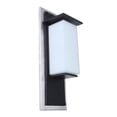 thumbnail image 3 of ZA2512-SSMN-LED Craftmade Lighting Outdoor Wall Lantern Transitional Glass Approved for Wet Locations in Transitional Style - 6.89 inches wide by 19.7, 3 of 13