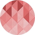 thumbnail image 1 of Ahgly Company Tapis Rond Lavable en Machine Intérieur Transitionnel Rose Pastel, 3 Pieds Rond, 1 of 7