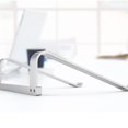 thumbnail image 4 of unbranded Soporte Plegable Para Computadora Portátil De Aluminio Plata Para Escritorio Y Viajes, 4 of 8