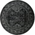 thumbnail image 6 of Hauteloom Toni Traditional Medallion Living Room Area Rug - Vintage Bohemian Carpet - Black, White, Gray - 8'10" x 12', 6 of 8