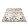 thumbnail image 3 of LaDole Rugs Traditional Persian Oriental Distressed Teal Turquoise Ivory Grey Orange Area Rug 7'10"x10'6", 3 of 5