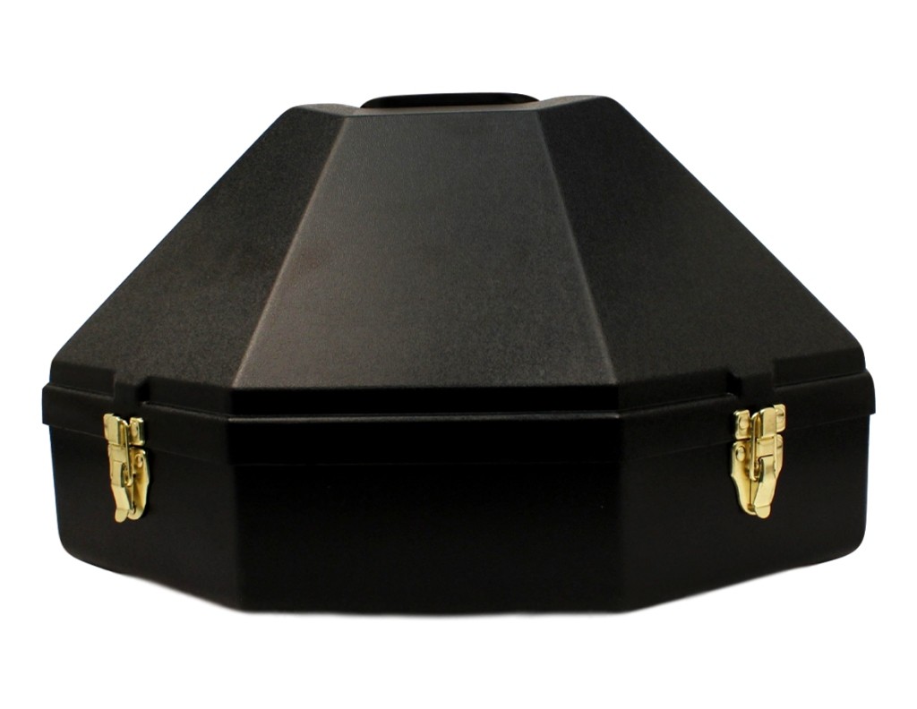 M\u0026F Western Hat Can Case Hard Plastic 