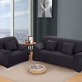 thumbnail image 3 of Stretch Polyester Sofa Slipcover Elastic Non-slip Pure Color Soft Chair Sofa Cover Anti-Mite Shield Stylish Furniture Protector, 3 of 8