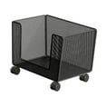 thumbnail image 2 of deevoka Mesh Rolling File Cart with Wheels Portable for Office Handbag School Black, 2 of 9