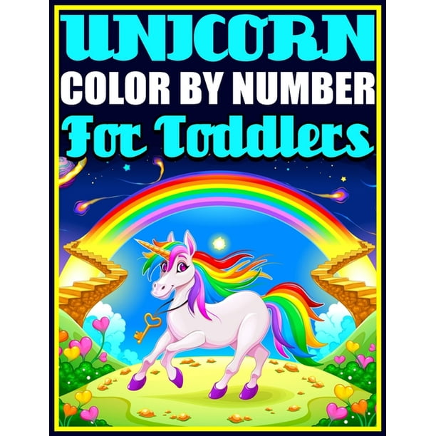 Coloring Press House - Unicorn Color By Number For ...