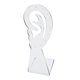 thumbnail image 4 of Expositor de pendientes con forma de oreja, acrílico, para exhibición de joyas, duradero Transparente, 4 of 9