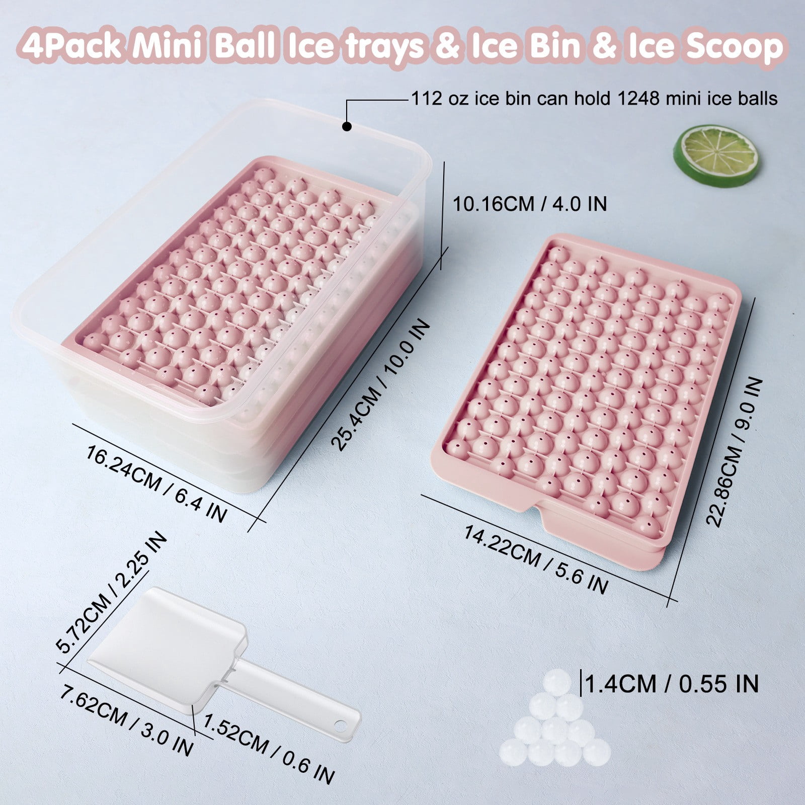 Trays Small Tray Crushed Ice Tray For Chilled Drinks Coffee Juice Freezer Trays Baby Food Silicone Ice Silicone Freezing Tray round Ice Trays Small Ice Cubes Ice Trays for Ice for Infusion Set Ice