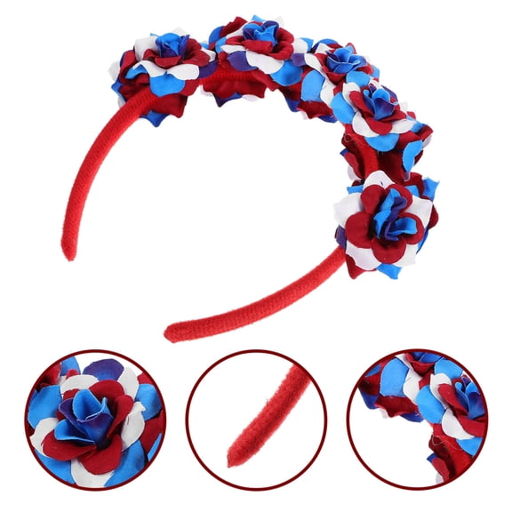 HONMEET Independence Day Multi-Color Headwear Holiday Accessory for Women Men Kids Fourth of July Celebration