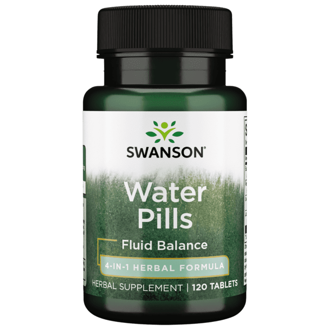 Swanson Best WeightControl Formulas Water Pills, 120 Count