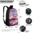 thumbnail image 6 of Yuyamidu Cute Axolotl Kids Backpack Set 3 in 1, 17 Inch School Backpack with Lunch Bag and Pencil Case, Large Capacity Bookbag for Boys Girls, Elementary Middle School, 6 of 7