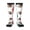 2 Black-1, variant on Women's Knee High Socks Mexican Flag Print Thermal Soft Knee Long Socks