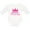 AA-White, variant on Inktastic Birthday Princess, Crown, Stars - Pink Purple Girls Long Sleeve Baby Bodysuit