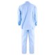 thumbnail image 4 of Conjunto de 2 piezas Cagnkofi para hombre, de manga larga, color liso, de algodón y lino, con camisa y pantalones largos, chándales casuales de verano, 4 of 5