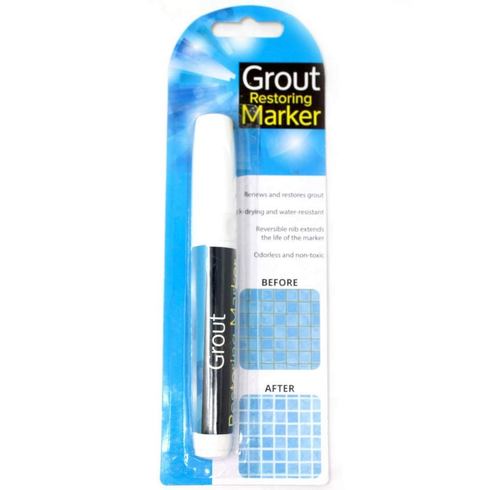 Grout Restoring Marker Pen for Tile Floor Wall Home DecorNon Toxic,Quick Drying,Odorless,Non
