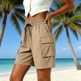 thumbnail image 4 of Lzobxe Womens Shorts Plus Size Casual Womens Plus Size with Pockets,Size S-2XL, 4 of 5