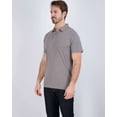 thumbnail image 3 of Real Essentials 3 Pack: Men's Jersey Cotton Short Sleeve Polo Shirt - Breathable Performance Polo (Available in Big & Tall), 3 of 7