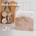 thumbnail image 6 of Radicaln Marble Napkin Holder 5.5 inch Handmade Travertine Napkin Holder for Table - Stone Paper Napkins Organizer for Kitchen Countertop & Bathroom Décor, 6 of 6
