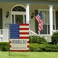 thumbnail image 6 of SLYNSHome Patriotic Garden Flag Double Sided USA Flag USA 4th July Independence Day Home Farmhouses Decor 12x18 Inch, 6 of 8