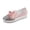 Pink, variant on Fesfesfes Work Shoes Round Toe Fashion Rhinestone Flat Sole Lightweight Shoes One-footed Shoes Casual Shoes 38(6.5)