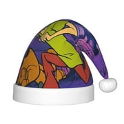 Sigee Scooby-Doo H for Kid Santa Hat Toddler Christmas Hat Soft Plush Xmas Santa Hat Unisex for Christmas New Year Festive Holiday Party Supplies