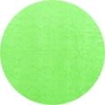 thumbnail image 1 of Ahgly Company Indoor Round Solid Green Modern Area Rugs, 8' Round, 1 of 4