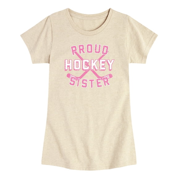 Instant Message - Proud Hockey Sister Toddler Short Sleeve Graphic T-Shirt
