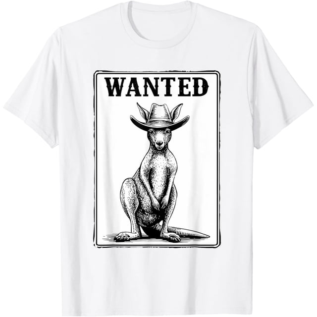Australian Kangaroo Cowboy Rodeo Western Country Australia Camiseta