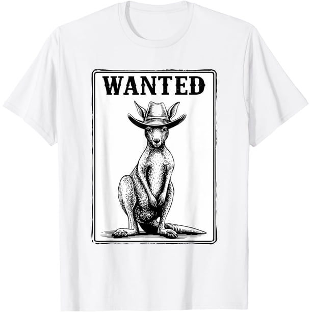 Australian Kangaroo Cowboy Rodeo Western Country Australia Camiseta