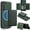 Green, variant on Allytechgroup for Samsung Galaxy S25 Plus/S25+ Case, Compatible with Magsafe RFID Blocking 2 in 1 Detachable Magnetic Wallet Case with Kickstand/Card Slots/Pockets/PU Leather TPU Bumper Cover, Green