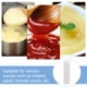 thumbnail image 5 of 3 botellas rellenables para salsas de queso, ensalada y tomate, dispensadores de salsa rellenables, botellas para condimentos de 480 ml., 5 of 5