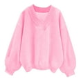 thumbnail image 2 of Wlynlyn Oversized Sweatshirts for Women Crew Neck Loose Casual Soft Long Sleeve Pullover Tops Size S, 2 of 7