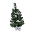 thumbnail image 1 of de Navidad de mesa de 16 pulgadas, adorno de Navidad, manualidades, de Navidad Artificial decorativo para bares, oficina, decoración para Bola de plata Macarena Estatua de escritorio, 1 of 8