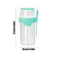 thumbnail image 3 of EGYMEN Portable Light Meal Container, Double Layer Lunch Box with Spoon, Sealed Breakfast Cup for Office Workers, Travel-Friendly Snack Cup with Dressing Compartment, 3 of 6