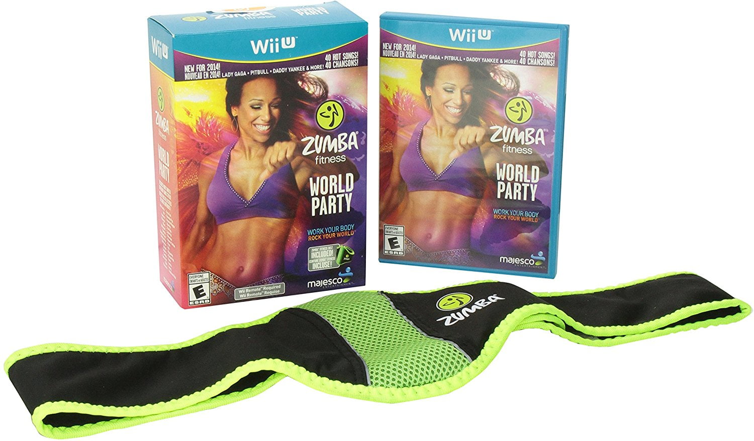 Zumba Fitness World Party Bundle (Belt Included) Nintendo Wii U