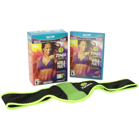 Zumba Fitness World Party Bundle (Belt Included)- Nintendo Wii (Best Deal On Wii Console)