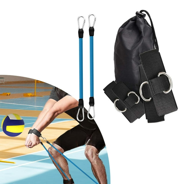 Bandas de resistencia para entrenamiento de voleibol, regalos determinados, bandas de resistencia para ejercicio, elásticas Azul 60