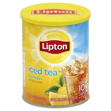 (2 Pack) Lipton Iced Tea Mix Lemon 10 qt