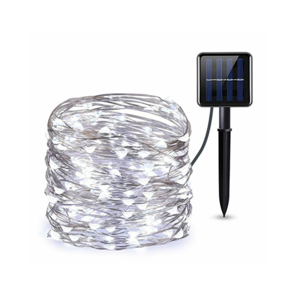 Outdoor Solar Powered 5M 50 10M 100 20M 200 LED Copper Wire Light String Xmas US 