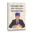 thumbnail image 4 of The Worst Part About Prison Was the Dementors Canvas Wall Art – Funny Quote Print from The Office – Prison Mike Decor – Stretched Ready to Hang – Gift for Fans – Home or Office Humor, 4 of 4